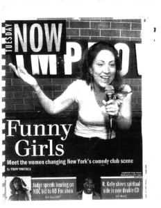 Funny Girls, NY Daily News, August 24, 2004